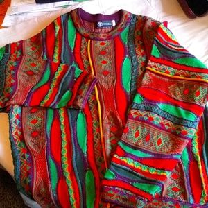 90's Tundra Canada Cable Knit Sweater Men's Lg